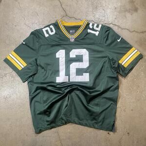 Nike On Field NFL Green Bay Packers Aaron Rodgers Jersey GREEN Size XXL